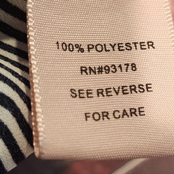 Philosophy Nave Striped V-Neck Short Sleeve Size Small - Picture 10 of 10